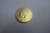 1913 INDIAN HALF EAGLE $5 GOLD