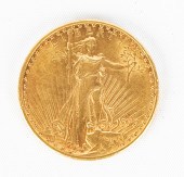 1913 ST. GAUDENS $20 GOLD COIN