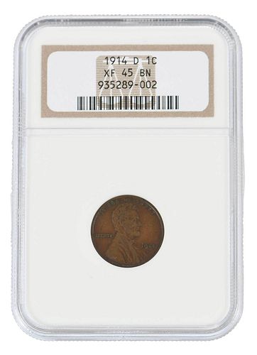 1914-D LINCOLN CENT NGC
