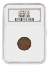 1914-D LINCOLN CENT NGC XF45De