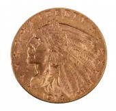 1914 Indian Head $2.50 Gold Co