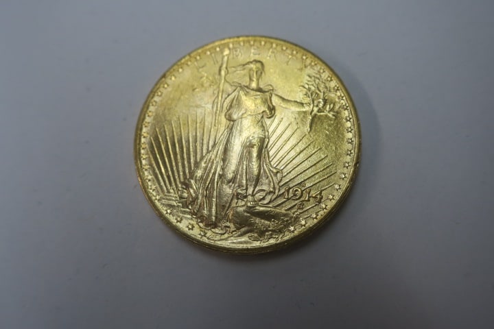 1914 ST. GAUDENS DOUBLE EAGLE $20