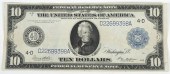 1914 US FEDERAL RESERVE $10 BI
