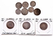 1915-1916 CUBA 20 CENTAVOS WIT