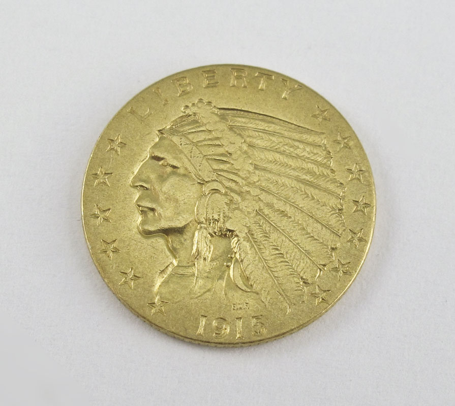 1915 $2 1/2 DOLLAR QUARTER EAGLE