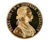 1915 Austrian 4 Ducat gold coi