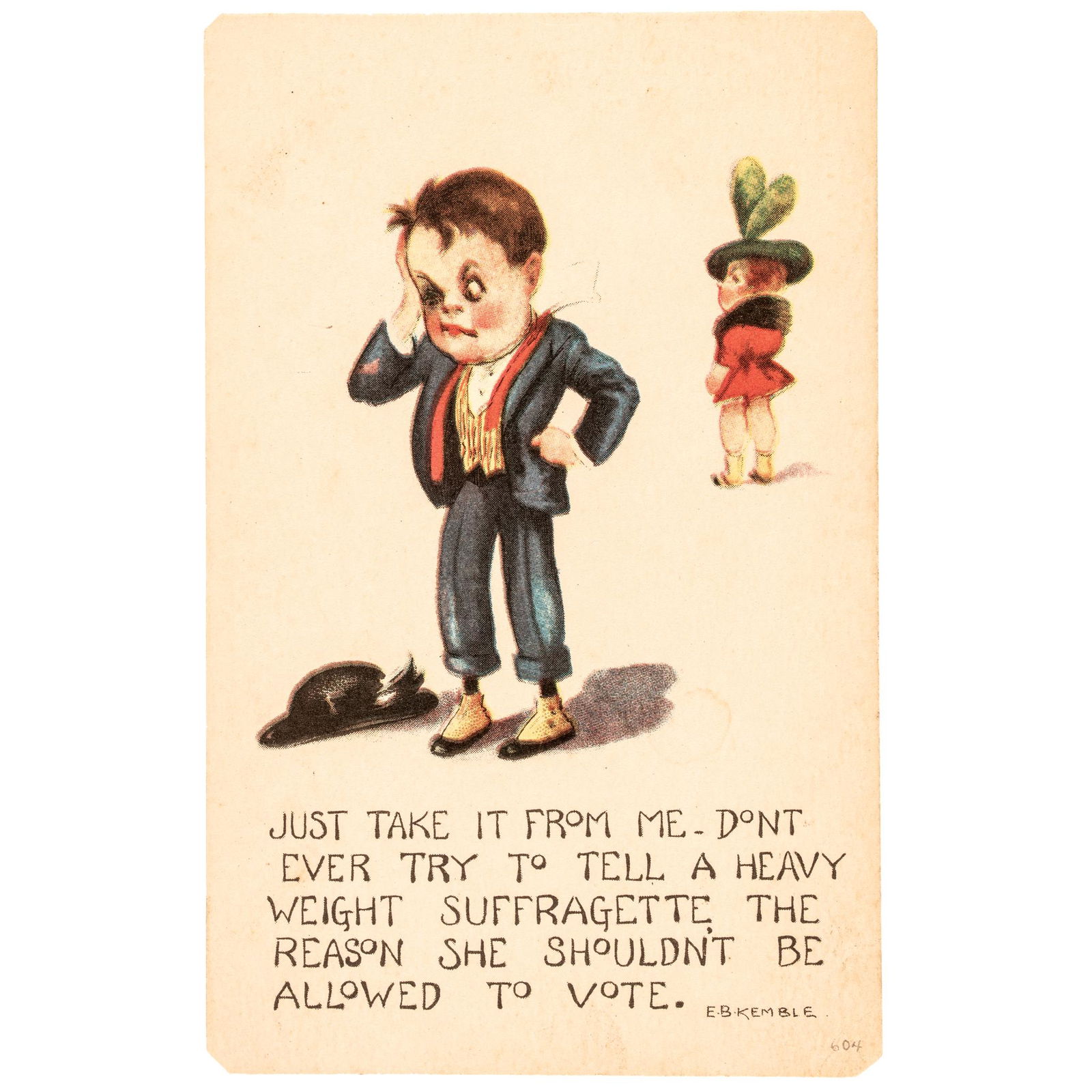 1915 SUFFRAGETTE + WOMANS VOTE,