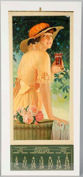 1916 Coca-Cola Calendar. 