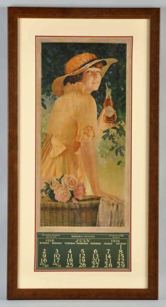 1916 Coca-Cola Calendar with