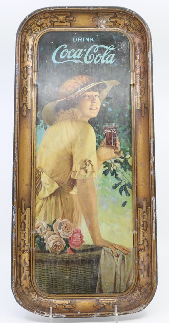 1916 COCA COLA ELAINE TRAY,