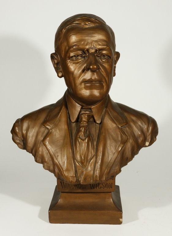 1917 E. PERUGGI PLASTER BUST OF