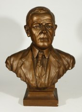 1917 E. PERUGGI PLASTER BUST O