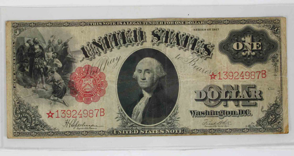 1917 Sawhorse Note For $1 One