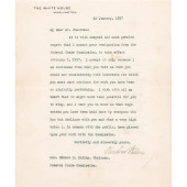 1917 WOODROW WILSON TYPED LETT