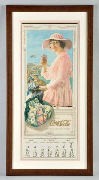 1919 Coca-Cola Calendar. 