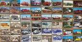 192 POSTCARDS - TRUCKS, FIRE E