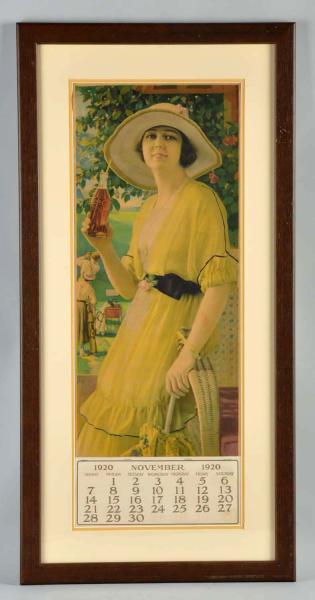 1920 Coca-Cola Calendar with