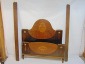1920'S ART DECO BED, ROSEWOOD