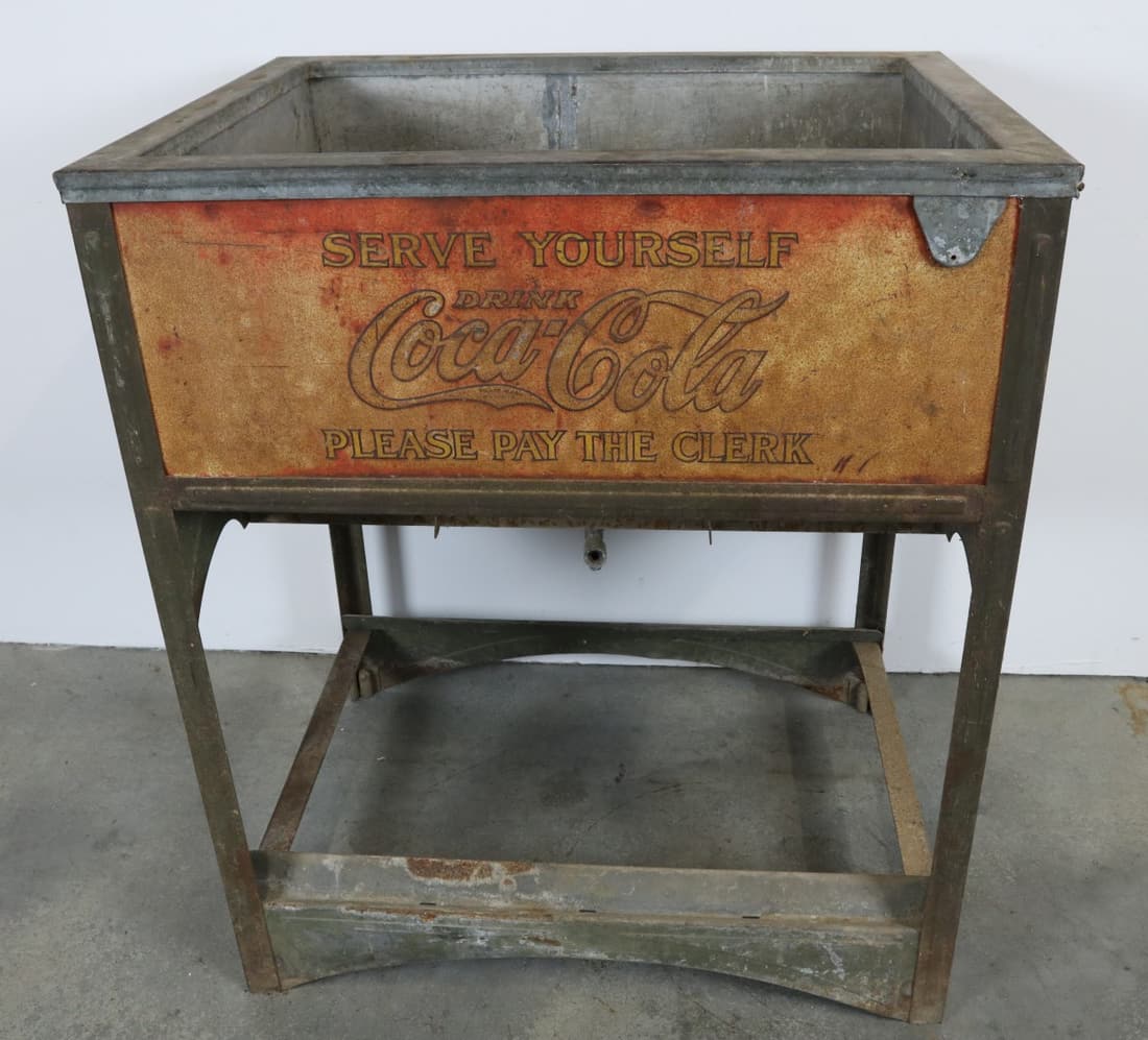 1920'S COCA COLA GLASCOCK COOLER