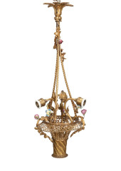 1920S CONTINENTAL BRONZE FLORA