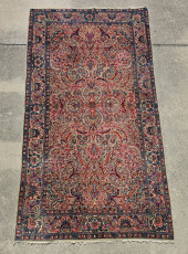 1920S KIRMAN RUG - 7' X 4'<br>