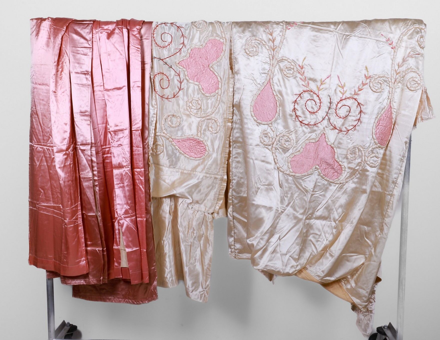 1920's Satin and taffeta boudoir