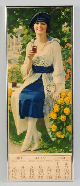 1921 Coca-Cola Calendar.  Missing