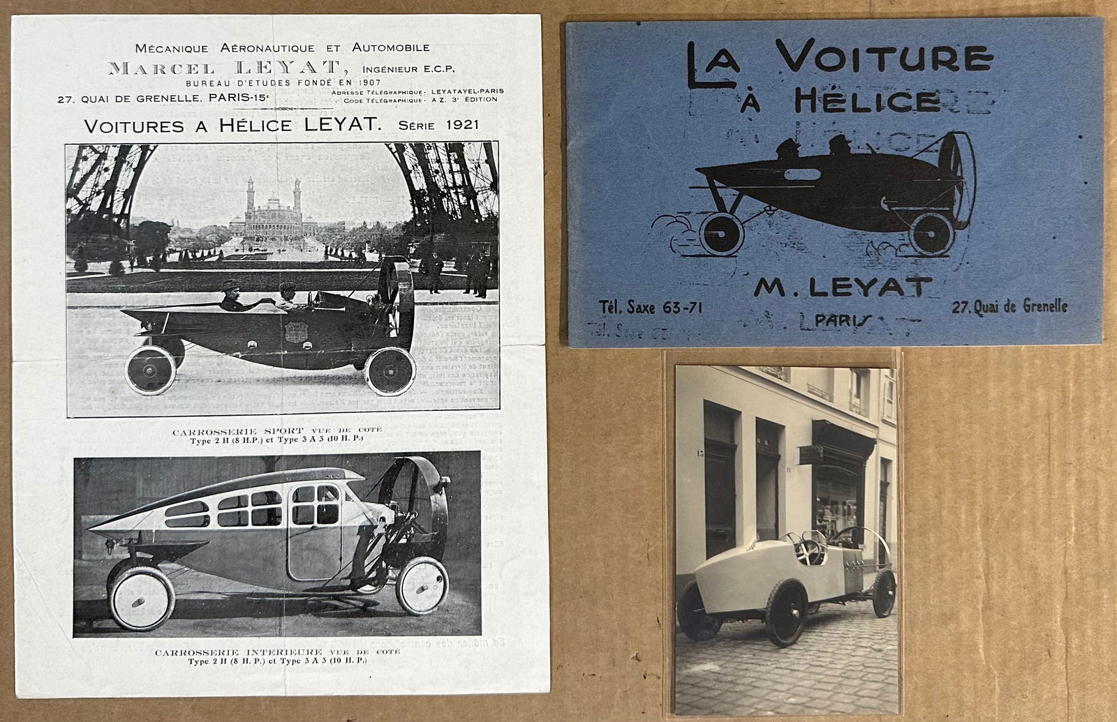 1921 LEYAT HELICE AIR POWERED
