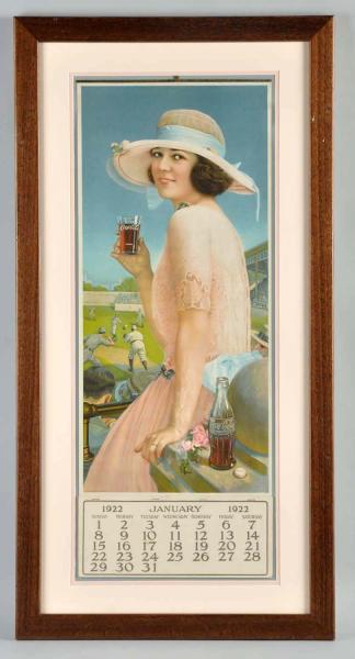 1922 Coca-Cola Calendar.  Nicely