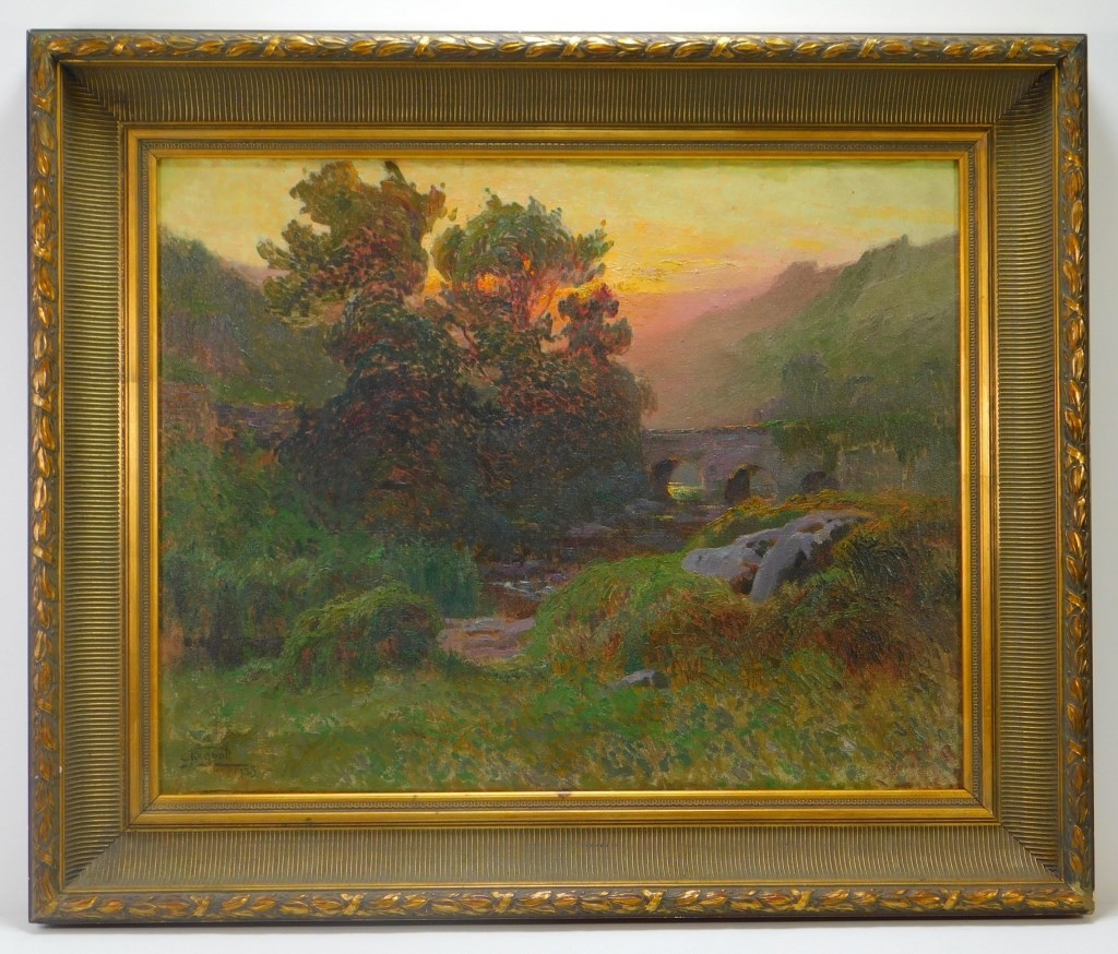 1923 FRENCH SCHOOL IMPRESSIONIST
