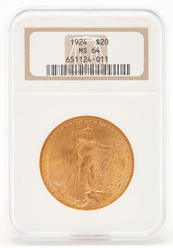 1924 $20 SAINT-GAUDENS DOUBLE