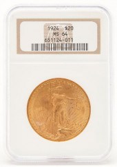 1924 $20 SAINT-GAUDENS DOUBLE