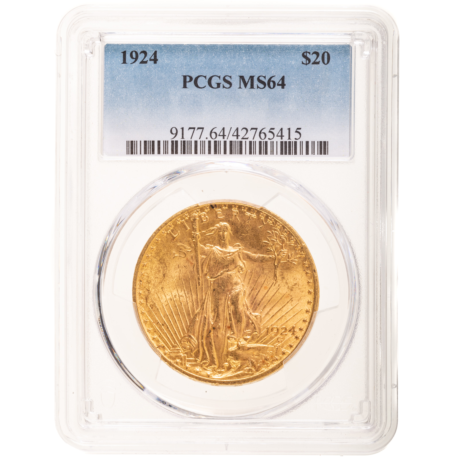 1924 $20 SAINT PCGS MS64 This