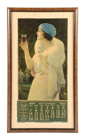 1924 COCA-COLA CALENDAR<br>Thi