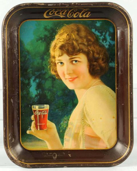 1924 Coca-Cola Serving Tray.  Brown