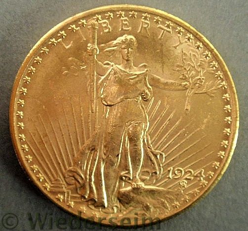 1924 St. Gaudens twenty-dollar gold