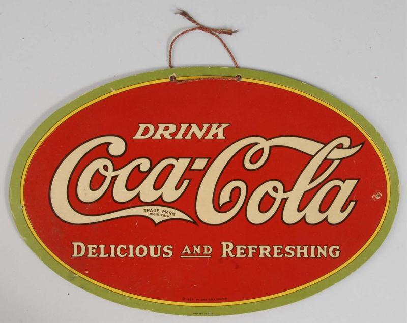 1925 Cardboard Coca-Cola 2-Sided