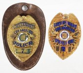 1925 LAPD BADGE #7 PLUS 14K GO