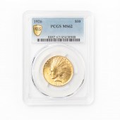 1926 $10 GOLD INDIAN HEAD "EAG