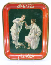 1926 COCA COLA GOLFERS TRAY, R