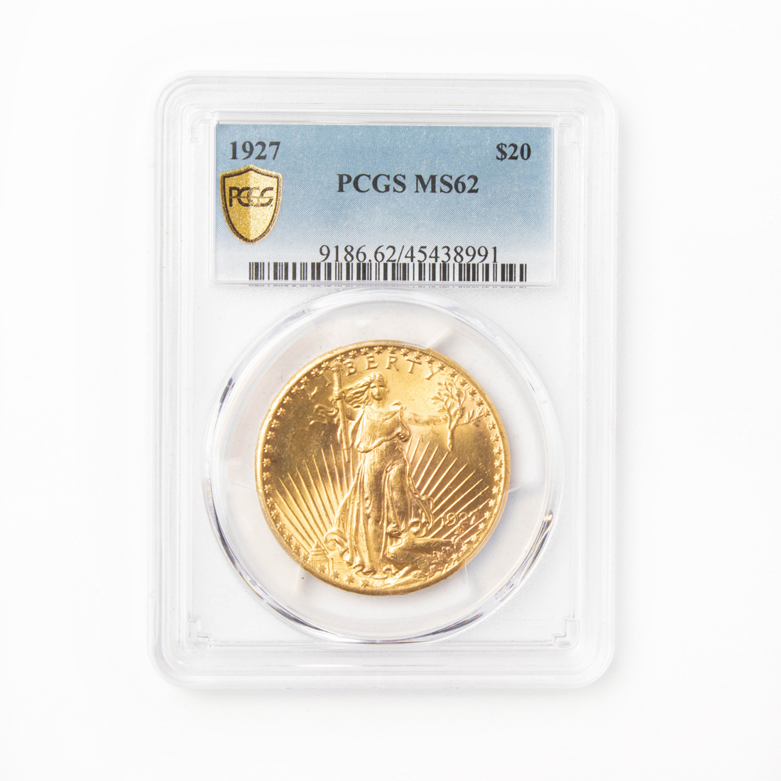 1927 $20 ST GAUDENS "DOUBLE