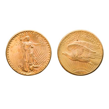 1927 $20 St. Gaudens, Two