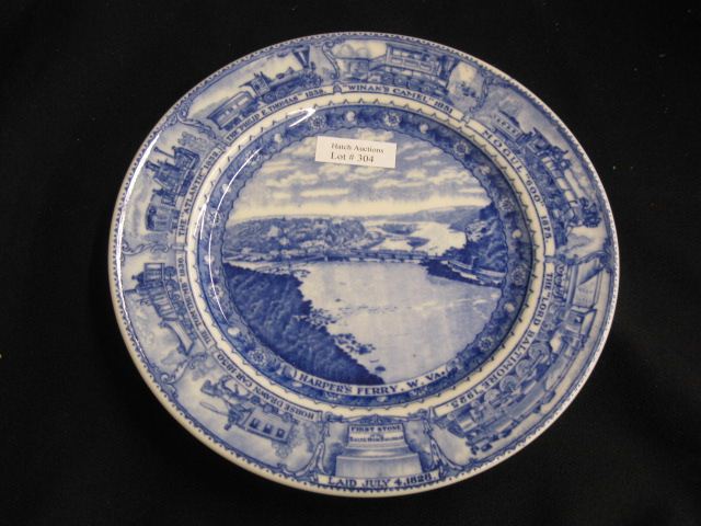 1927 B&O Railroad China Plate by