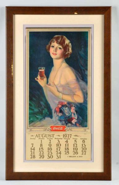 1927 Coca-Cola Calendar.  Nicely