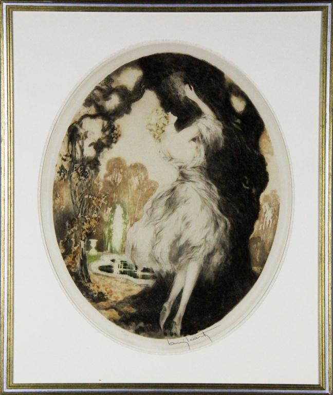 1927 Louis Icart Color Copper Plate