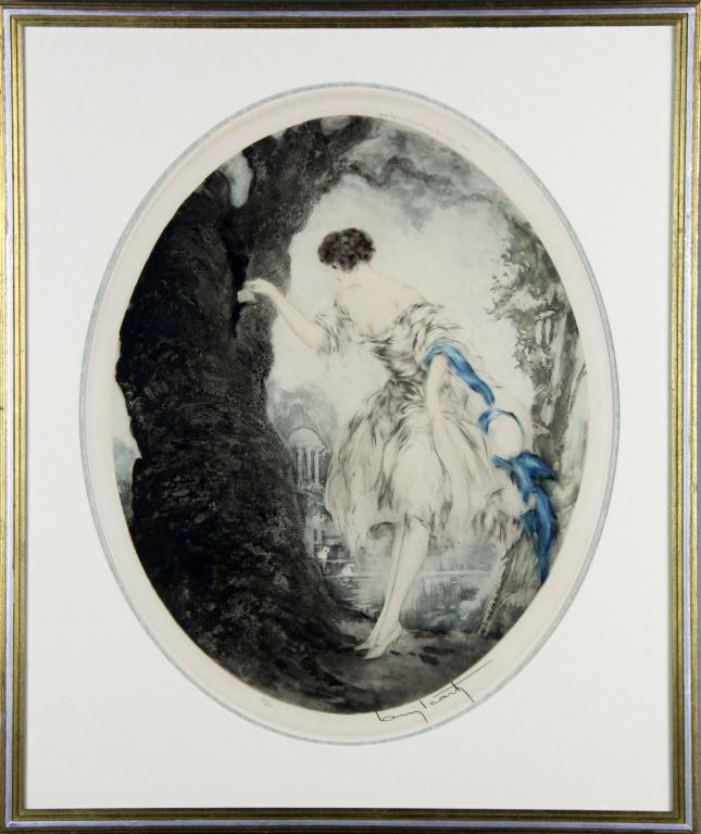 1927 Louis Icart Color Copper Plate