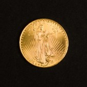 1927 ST GAUDENS $20 GOLD "DOUB
