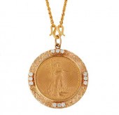 1927 ST. GAUDENS GOLD COIN PEN