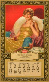 1928 Coca-Cola Distributor Cal