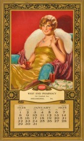 1928 Coca-Cola Distributor Cal